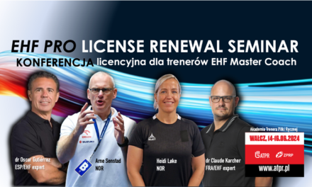 Konferencja licencyjna dla trenerów EHF Master Coach